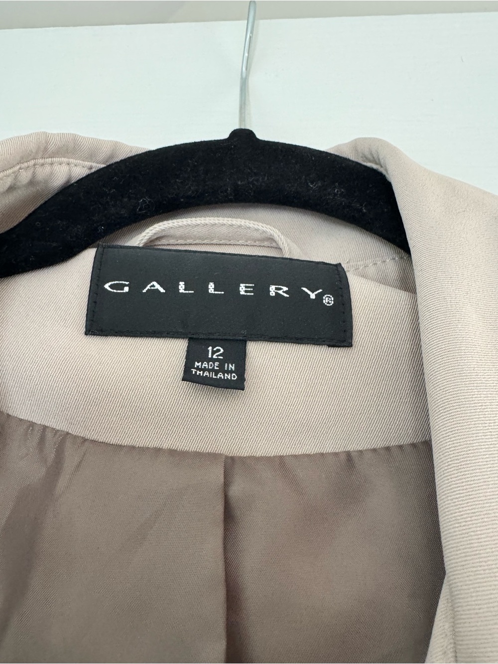 Gallery Taupe Trench Coat - Picture 3 of 12